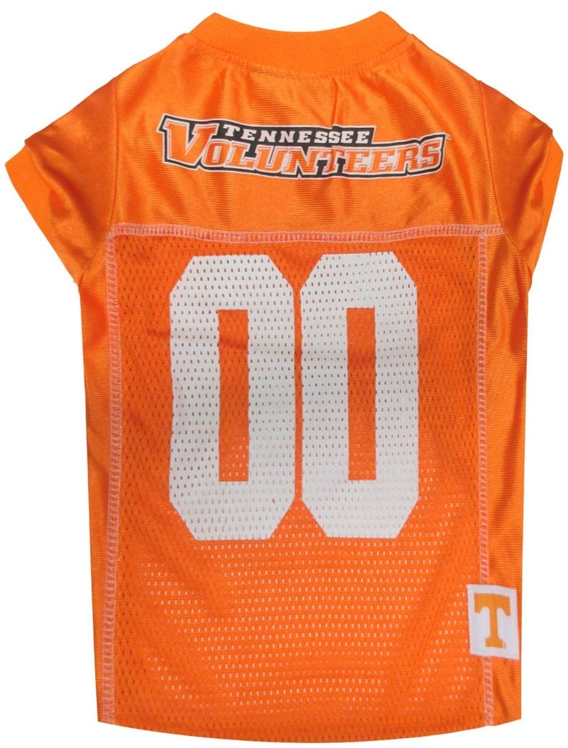 Pets First NCAA College Tennessee Volunteers Mesh Jersey for DOGS & CATS, Medium. Licensed Dog Jersey with your Favorite Football/Basketball College Team - Image 1